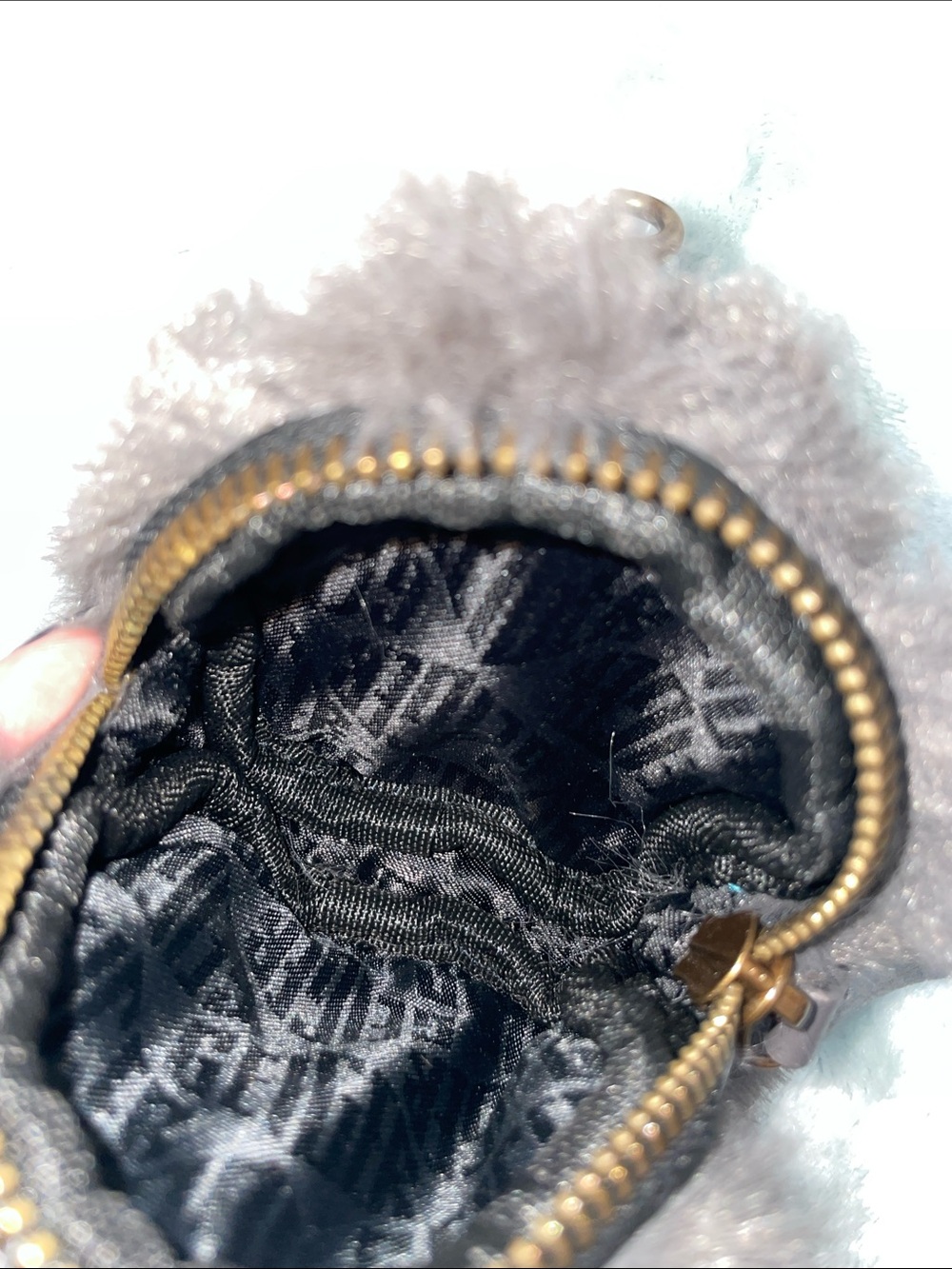 Kurt Geiger Quilted Faux Fur Crossbody/Shoulder Bag - Picture 11 of 15